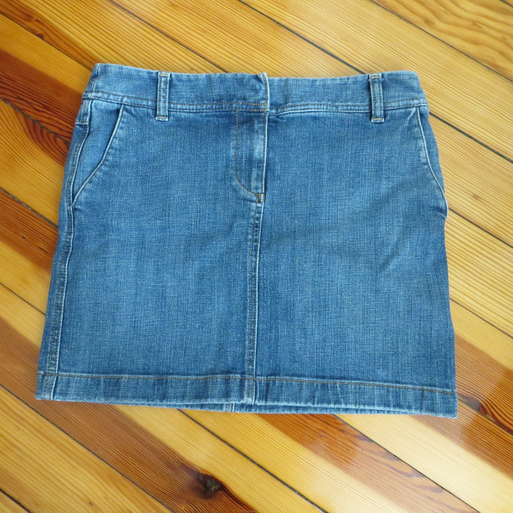 Loft denim mini-skirt